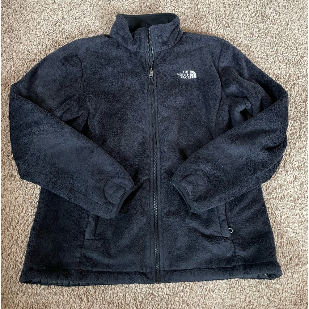 Women’s Large NorthFace Fleece Jacket. Black. Paid $100.